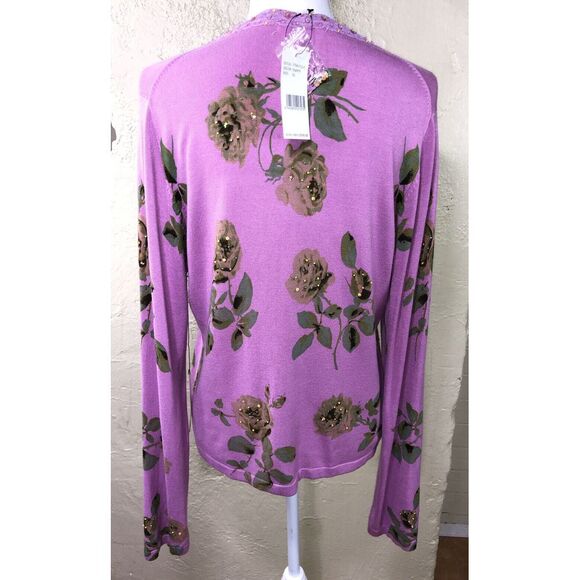 Vertigo Paris Women's XL‎ Long Sleeve Drape Front Cardigan Sweater - Picture 5 of 10